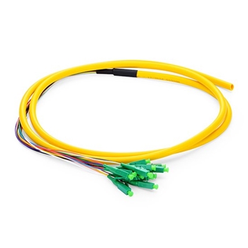 1.5m 12芯LC/APC 单模 束状圆缆光纤尾纤-0.9mm PVC护套